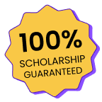 100% scholarship guaranteed